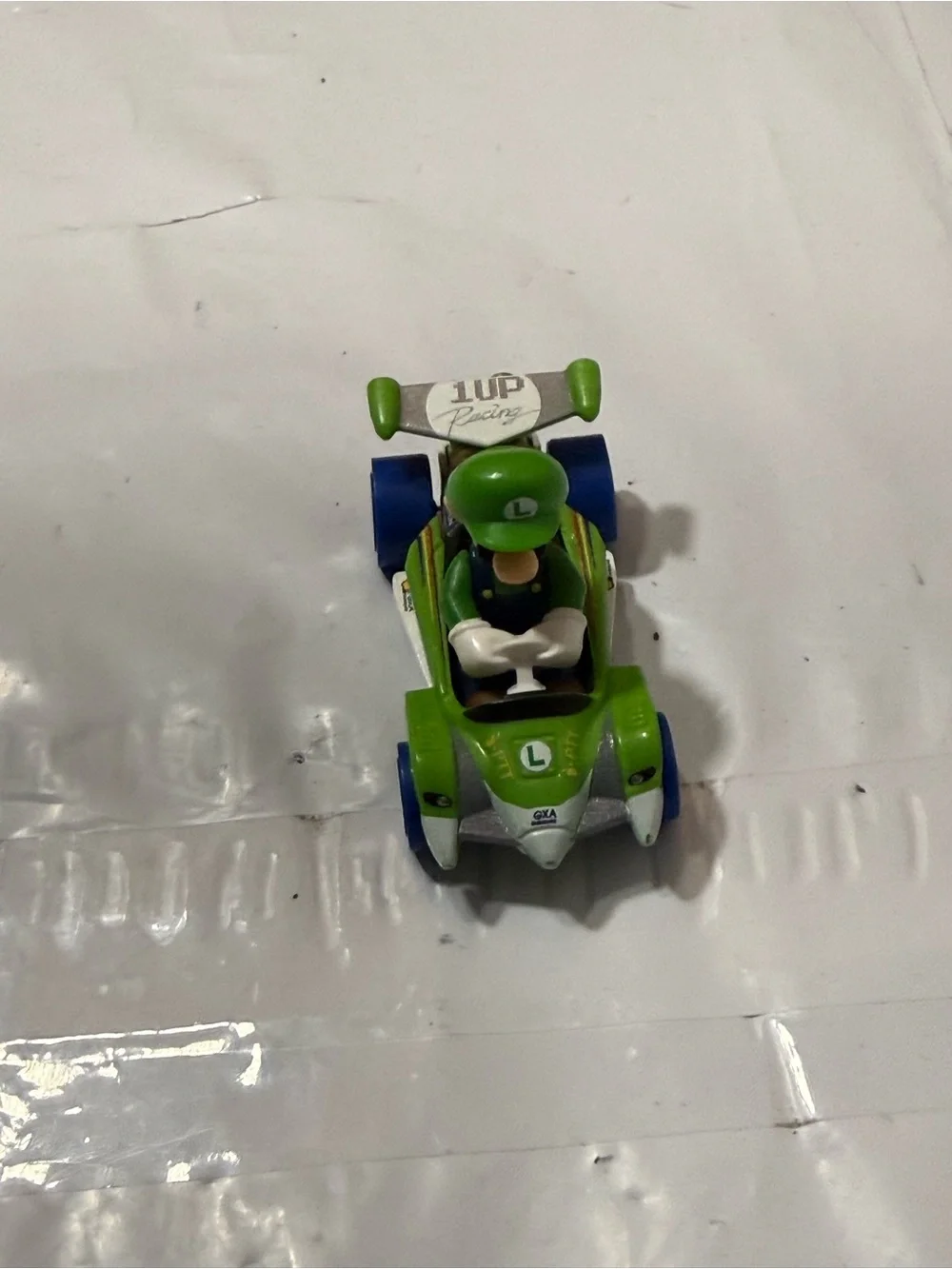Mario Kart Luigi 1UP Hot Wheels Toy Car